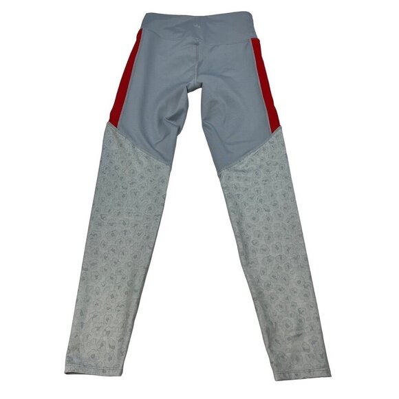 Joy Lab Womens Mid Rise Gray/Red Ankle Athletic Leggings Inside Pocket Size XS - Picture 7 of 9